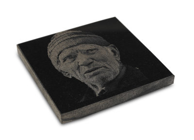 Impressions of laser engraved photos