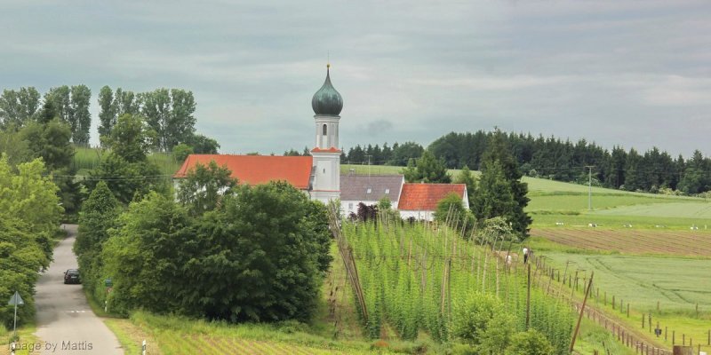 Wallfahrtskirche Mari Geburt, Lohwinden bei Wolnzach, Germany