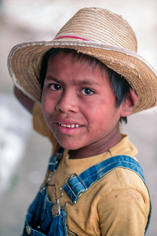 Boy in Straw Hat
