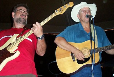 Runt does not usually let me on his side of the stage
