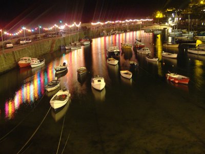 Mousehole at night