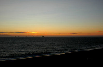 Sunset at Port Orford, OR
