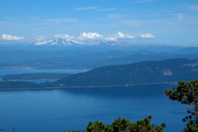 San Juan Islands from Mt. Constitution