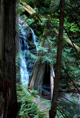 Waterfall at Moran State Park, Orcas Islands