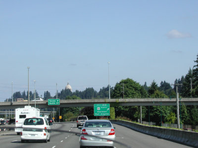 Coming into Olympia, WA (the capital)