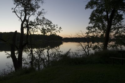 Sunset Along the Lake