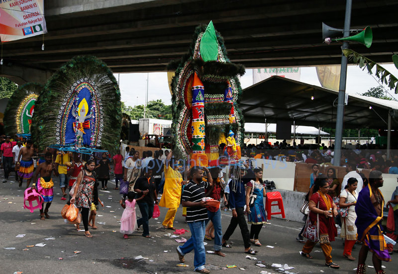 Kavadi carriers