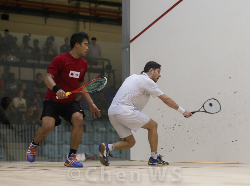 M. Nafiizwan (Malaysia) v Borja Golan (Spain) white