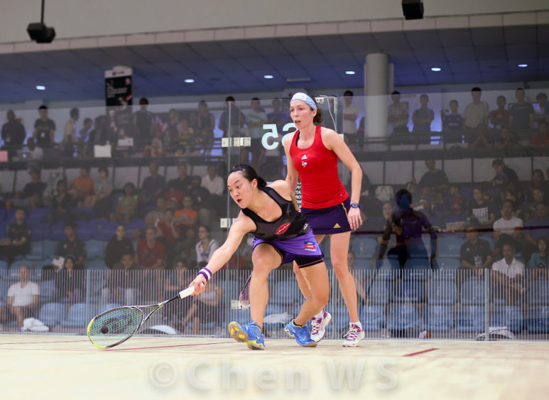 Low Wee Wern (Malaysia) v Madeline Perry  (Ireland) red/purple
