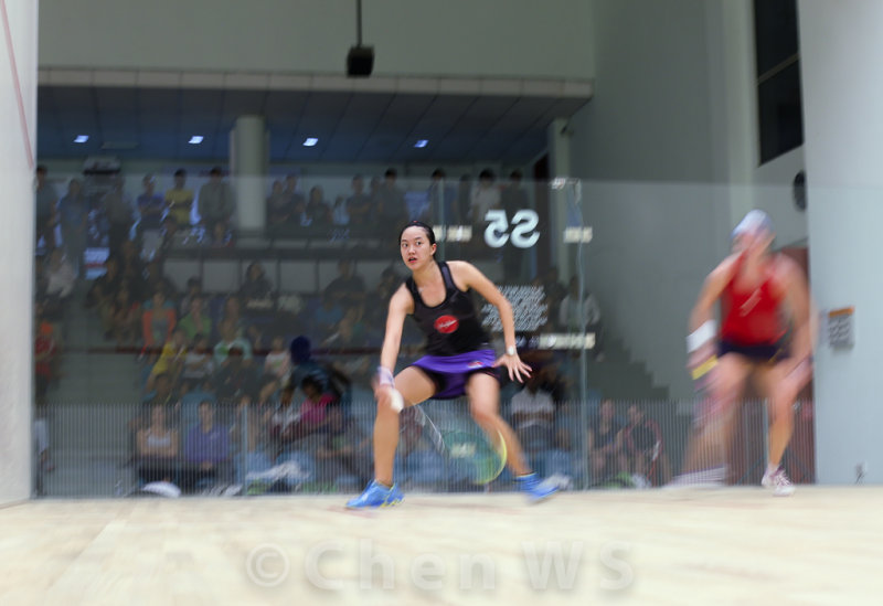 Low Wee Wern (Malaysia) v Madeline Perry  (Ireland) red/purple