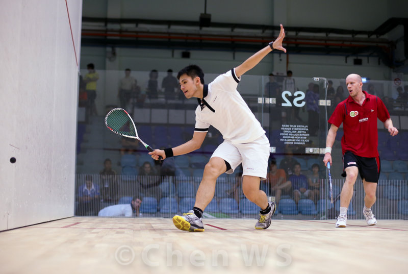 Olli Tuominen (Finland) v Max Lee (Hong Kong) white