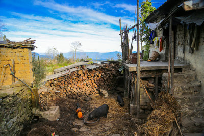 Village scene, QingKou