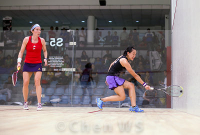 Low Wee Wern (Malaysia) v Madeline Perry  (Ireland) red/purple