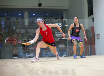 Low Wee Wern (Malaysia) v Madeline Perry  (Ireland) red/purple