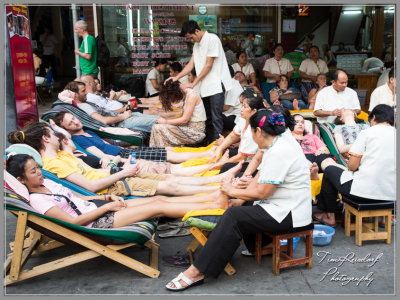 Street Massage in Thailand