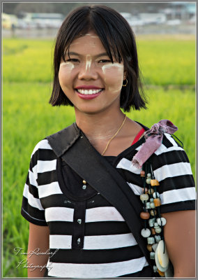 Burmese Girl Selling Goods 1