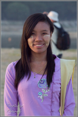 Burmese Girl Selling Goods 2