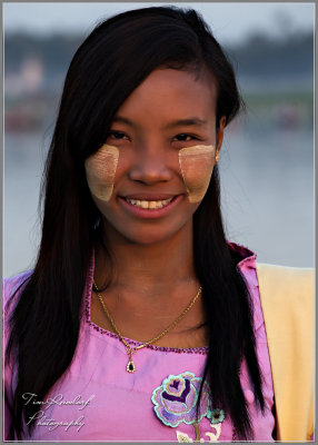 Burmese Girl Selling Goods 3