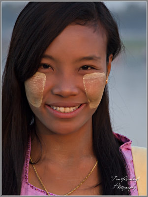 Burmese Girl Selling Goods 4