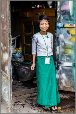 Happy Burmese Girl