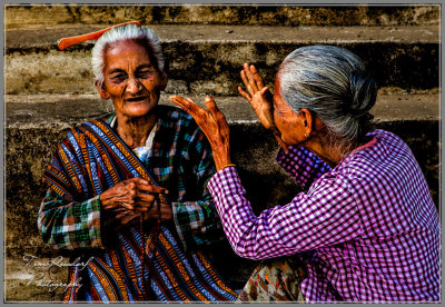 Sisters in Bagan