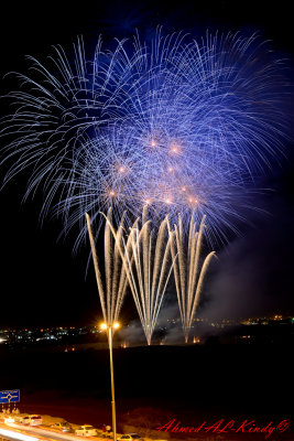 Oman National Day fire works Show 2012