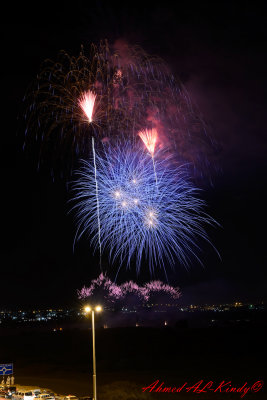 Oman National Day fire works Show 2012