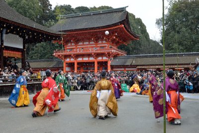 Kemari Hajime at Shimogamo Shrine Kyoto