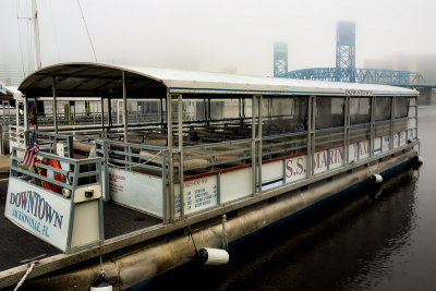 River Taxi in the Mist