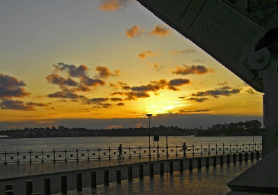 Sunset under Bridge*Credit*