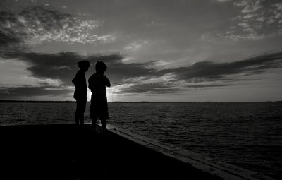 Fishing off the Dock