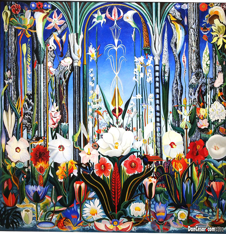 Flowers, Italy, 1931, Joseph Stella