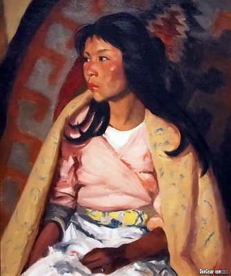 Indian Girl of Santa Clara, 1917