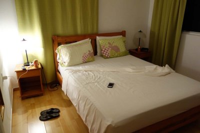 Our room was cute and quiet and wonderful!
