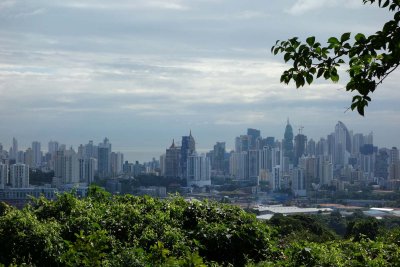 A view of downtown Panama from the metropolitan park