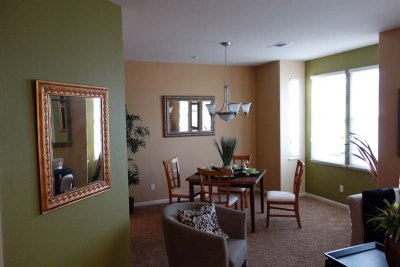Living Room with realtor staging furniture