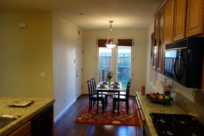 Breakfast Nook at end of Kitchen