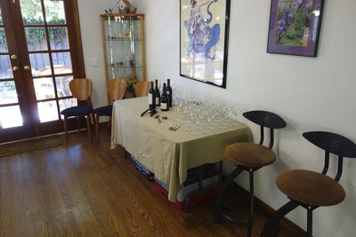 getting wine area set up