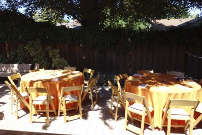 Tables ready to go!