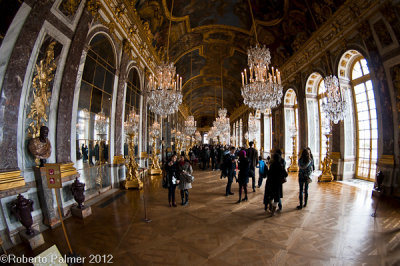 Chteau de Versailles - La galerie des Glaces