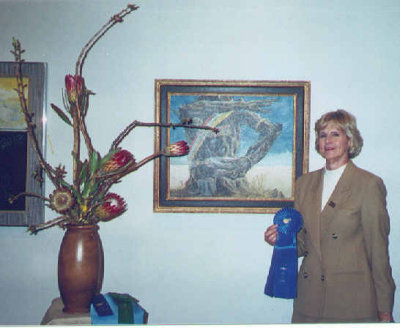 Art in Bloom 2000- Blue Ribbon and Best of Show Rosette
