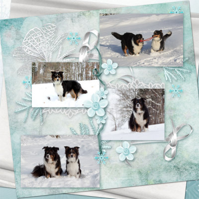 Wintertme with Unica and Ebony