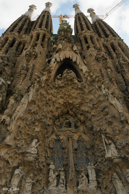 Nativity Facade Of The Sagrada Familia