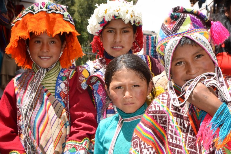 Beautiful Peruvian kids