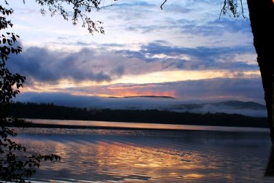 Sunset on Onota Lake