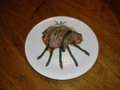 Roast Lamb with Merlot Mint Sauce, Smashed Red Potatoes and Asparagus BSS.jpg