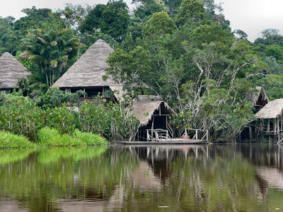 Arriving at Sani Lodge.