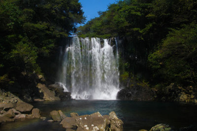 Waterfall at the Cheonje-yeon Falls