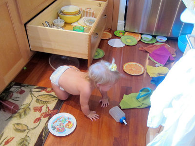Annie decides to ransack the kitchen