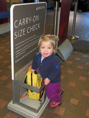 Annie's carryon meets the size requirement